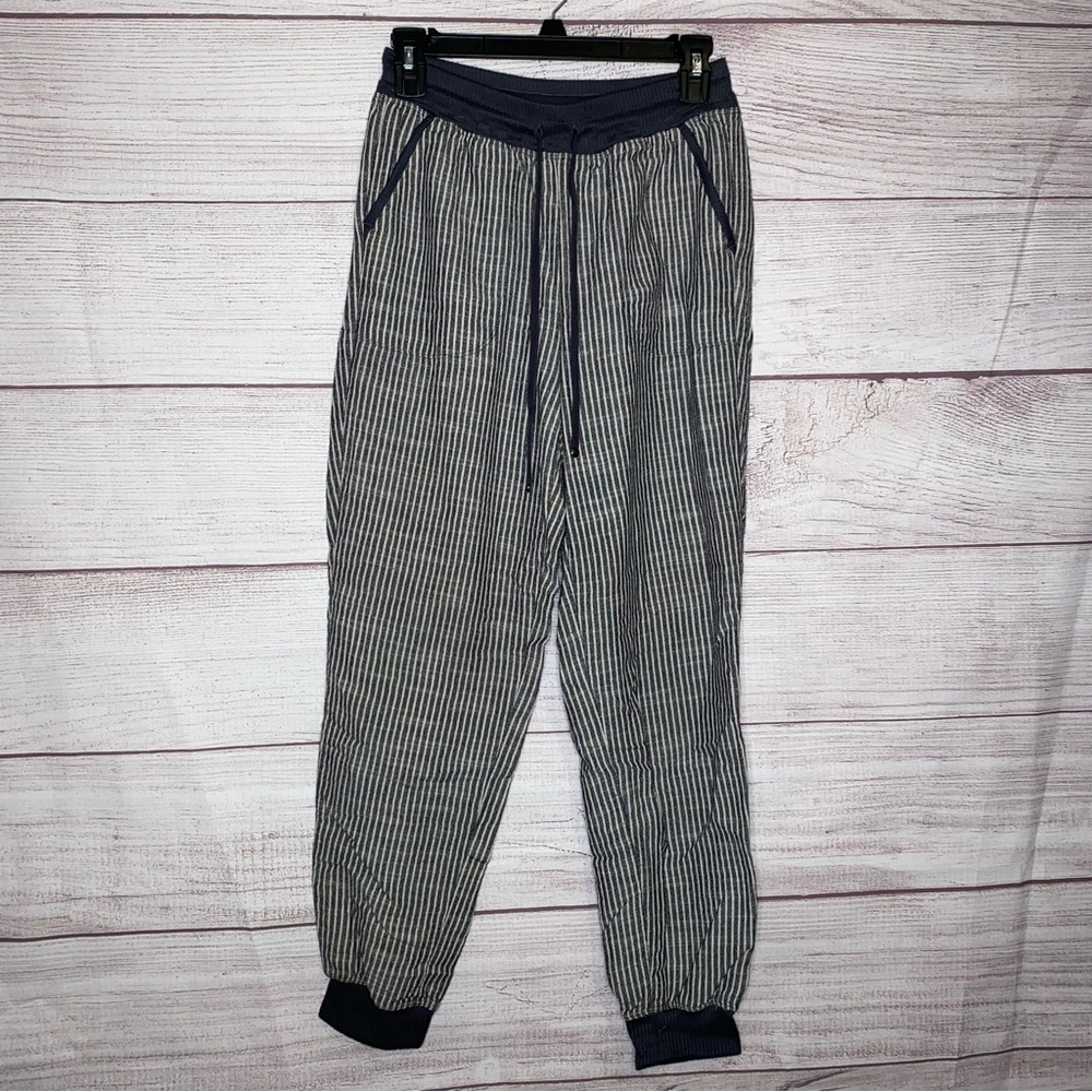 Max Edition women’s striped pants 100% cotton shell